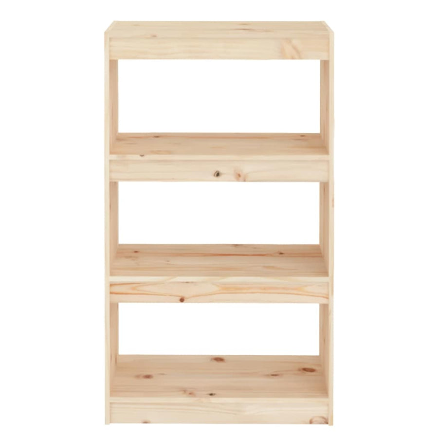 Book Cabinet/Room Divider 60x30x103.5 cm Solid Wood Pine