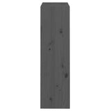 Book Cabinet/Room Divider Grey 60x30x103.5 cm Solid Wood Pine