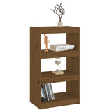 Book Cabinet/Room Divider Honey Brown 60x30x103.5 cm Wood Pine - Top-Down View