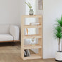 Book Cabinet/Room Divider 60x30x135.5 cm Solid Wood Pine