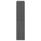 Book Cabinet/Room Divider Grey 60x30x135.5 cm Solid Wood Pine