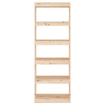 Book Cabinet/Room Divider 60x30x167.5 cm Solid Wood Pine