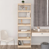 Book Cabinet/Room Divider 60x30x199.5 cm Solid Wood Pine - Top-Down View
