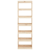 Book Cabinet/Room Divider 60x30x199.5 cm Solid Wood Pine - 45-Degree Angle