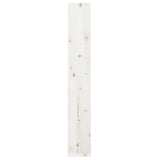 Book Cabinet/Room Divider White 60x30x199.5 cm Solid Wood Pine - Rear View
