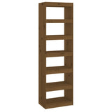 Book Cabinet/Room Divider Honey Brown 60x30x199.5 cm Wood Pine