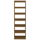 Book Cabinet/Room Divider Honey Brown 60x30x199.5 cm Wood Pine
