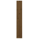 Book Cabinet/Room Divider Honey Brown 60x30x199.5 cm Wood Pine - Rear View