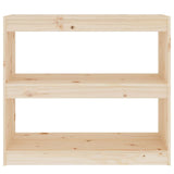 Book Cabinet/Room Divider 80x30x71.5 cm Solid Wood Pine
