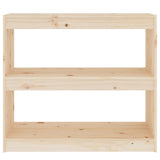 Book Cabinet/Room Divider 80x30x71.5 cm Solid Wood Pine - 45-Degree Angle