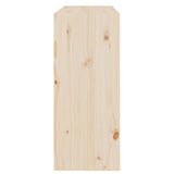 Book Cabinet/Room Divider 80x30x71.5 cm Solid Wood Pine - Rear View