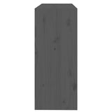 Book Cabinet/Room Divider Grey 80x30x71.5 cm Solid Wood Pine