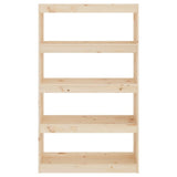 Book Cabinet/Room Divider 80x30x135.5 cm Solid Wood Pine - 45-Degree Angle