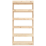 Book Cabinet/Room Divider 80x30x167.4 cm Solid Wood Pine - 45-Degree Angle