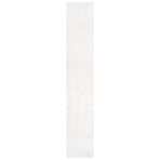 Book Cabinet/Room Divider White 80x30x167.4 cm Solid Wood Pine