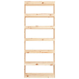 Book Cabinet/Room Divider 80x30x199.5 cm Solid Wood Pine - 45-Degree Angle