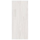 Book Cabinet Room Divider White 100x30x71.5 cm Pinewood - Rear View