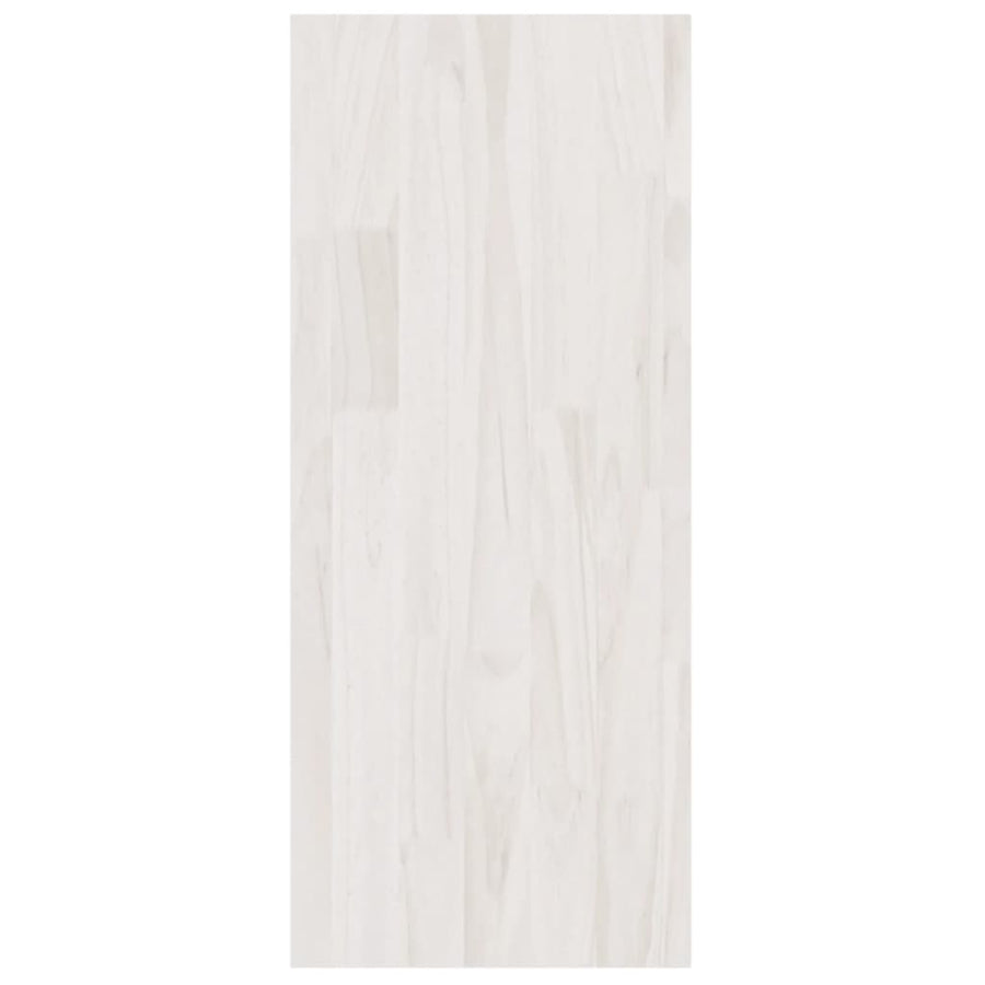 Book Cabinet Room Divider White 100x30x71.5 cm Pinewood