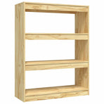 Book Cabinet/Room Divider 100x30x103 cm Solid Pinewood