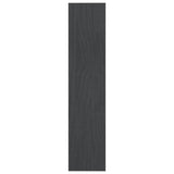Book Cabinet/Room Divider Grey 100x30x135.5 cm Solid Pinewood