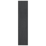 Book Cabinet/Room Divider Grey 100x30x135.5 cm Solid Pinewood