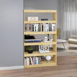 Book Cabinet/Room Divider 100x30x167.5 cm Solid Pinewood - Side View