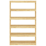 Book Cabinet/Room Divider 100x30x167.5 cm Solid Pinewood