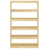 Book Cabinet/Room Divider 100x30x167.5 cm Solid Pinewood - 45-Degree Angle