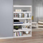 Book Cabinet/Room Divider White 100x30x167.5 cm Solid Pinewood