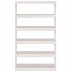 Book Cabinet/Room Divider White 100x30x167.5 cm Solid Pinewood