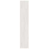 Book Cabinet/Room Divider White 100x30x167.5 cm Solid Pinewood - Rear View