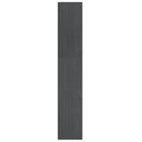Book Cabinet/Room Divider Grey 100x30x167.5 cm Solid Pinewood