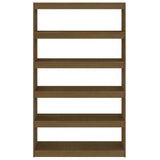 Book Cabinet/Room Divider Honey Brown 100x30x167.5 cm Solid Pinewood