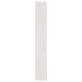 Book Cabinet/Room Divider White 100x30x200 cm Solid Pinewood - Rear View