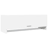 Wardrobe White 100x32.5x35 cm Engineered Wood - Front View