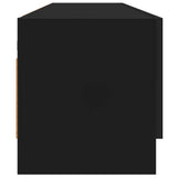 Wardrobe Black 100x32.5x35 cm Engineered Wood
