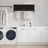 Wardrobe Black 100x32.5x35 cm Engineered Wood