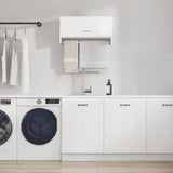 Wardrobe White 70x32.5x35 cm Engineered Wood