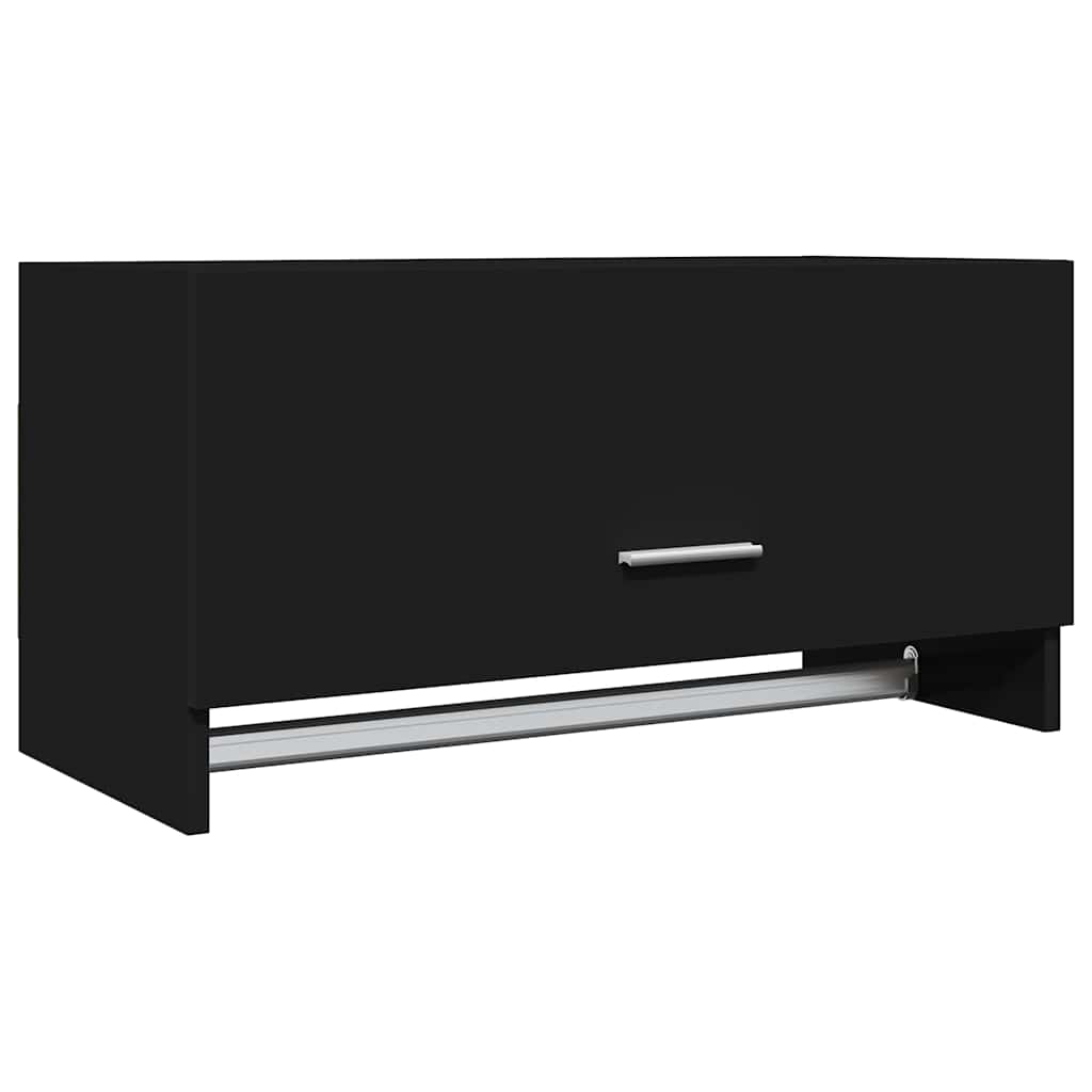 Wardrobe Black 70x32.5x35 cm Engineered Wood