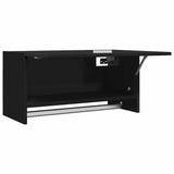 Wardrobe Black 70x32.5x35 cm Engineered Wood