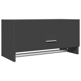 Wardrobe Grey 70x32.5x35 cm Engineered Wood