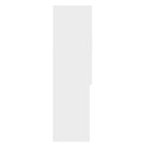 Washing Machine Cabinet White 70.5x25.5x90 cm - Top-Down View