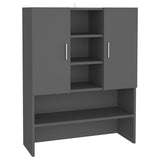 Washing Machine Cabinet Grey 70.5x25.5x90 cm