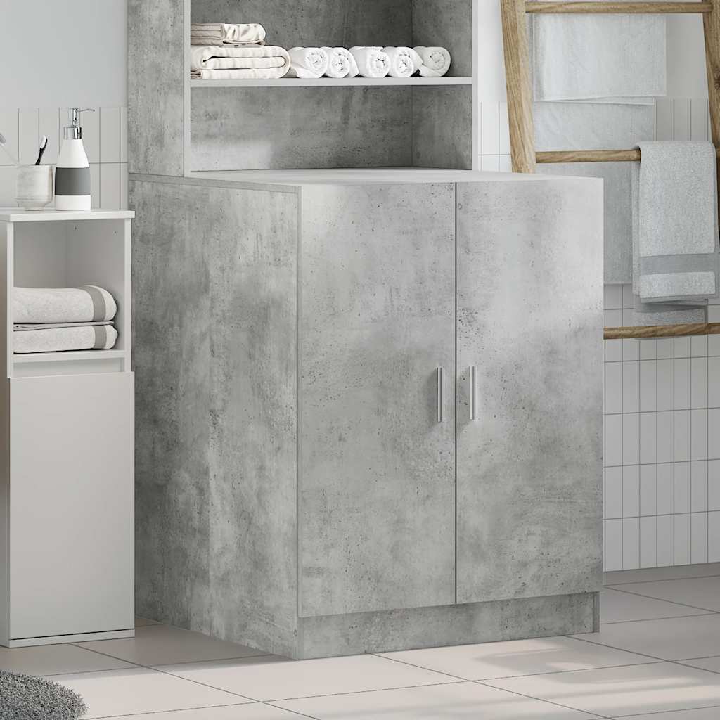 Washing Machine Cabinet Concrete Grey 71x71.5x91.5 cm
