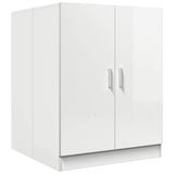 Washing Machine Cabinet High Gloss White 71x71.5x91.5 cm