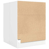 Washing Machine Cabinet High Gloss White 71x71.5x91.5 cm