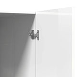 Washing Machine Cabinet High Gloss White 71x71.5x91.5 cm