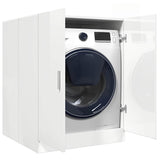 Washing Machine Cabinet High Gloss White 71x71.5x91.5 cm