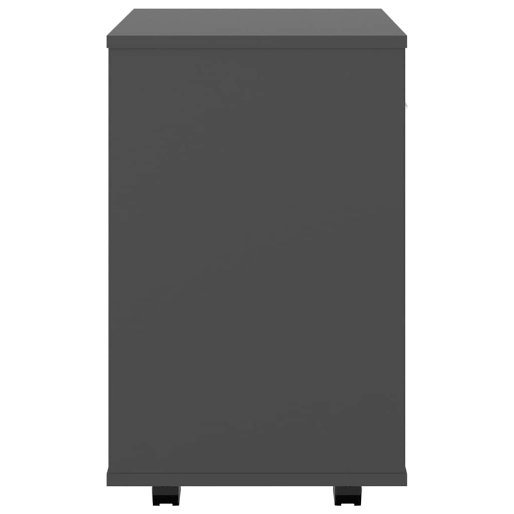 Rolling Cabinet Grey 46x36x59 cm Engineered Wood
