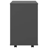 Rolling Cabinet Grey 46x36x59 cm Engineered Wood
